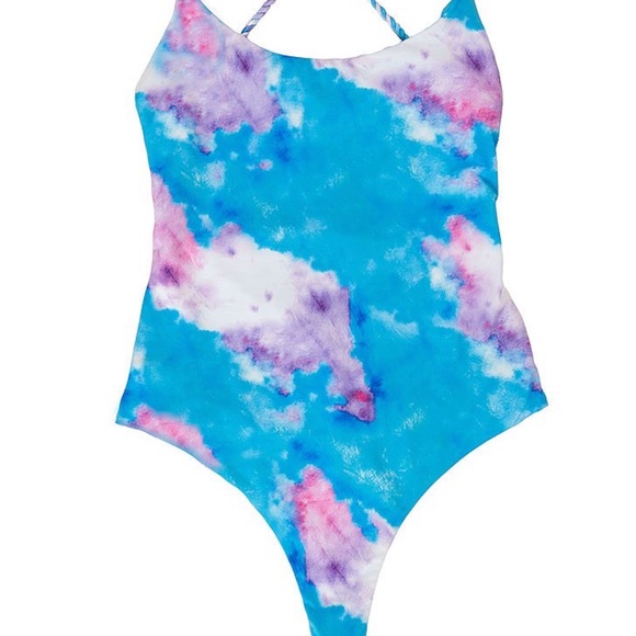 AYRA SWIM One Piece THONG Swimsuit Tie Dye - Picture 5 of 14